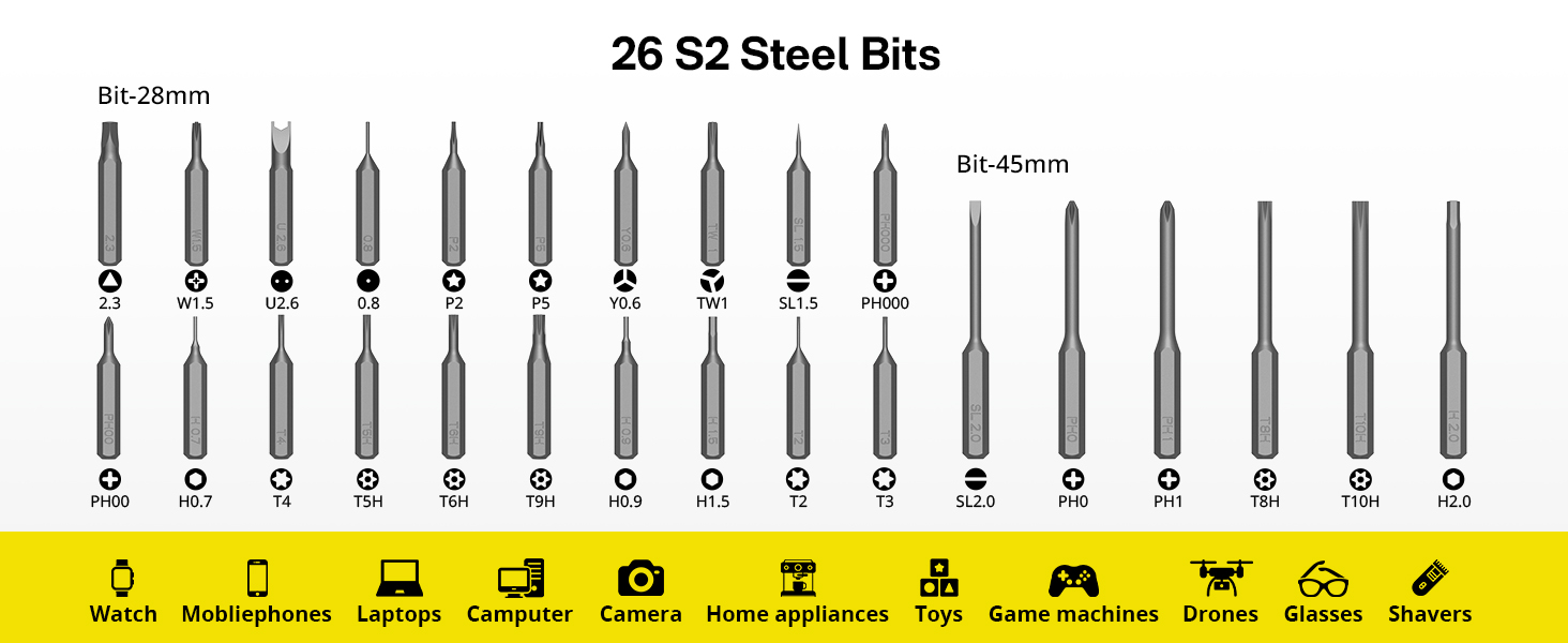 precision screwdriver kit electric screwdriver set power screwdrivers