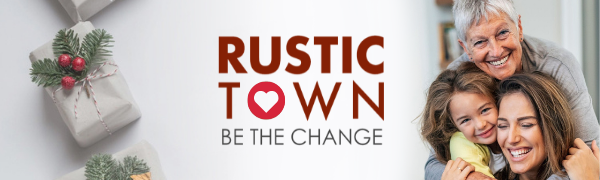 rustic town logo