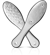 FUFUSING Stainless Steel Foot Callus Remover for Men Women, Metal Foot File & Grater for Dead Ski...