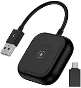 Wireless Carplay Adapter for iPhone 16/16 Pro/16 Pro Max/16 Plus/15/14/13, Carplay Wireless Adapt...
