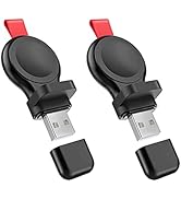 i.VALUX Watch Charger for Apple Watch Series 7, 2Pack Portable Magnetic iWatch Wireless Charger U...