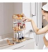 ZHIAI Rotating Makeup Organizer for Vanity, Perfume Organizer Large Bathroom Organizers and Stora...