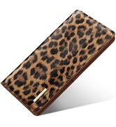 Simikol Wallet Women Slim Thin Bifold RFID Credit Card Holder Long Purse | Womens Flat Wallets, C...
