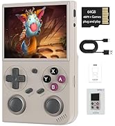 G350 Retro Handheld Game Console , 3.5 Inch IPS Screen Linux System Built-in 64G TF Card 4371 Gam...