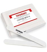 Professional Disposable Small Nail Files 180/240 Grit Double Sided White Emery Boards for Nails M...