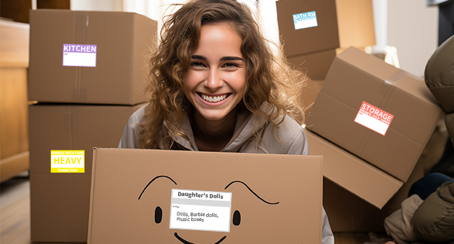 box labels for moving