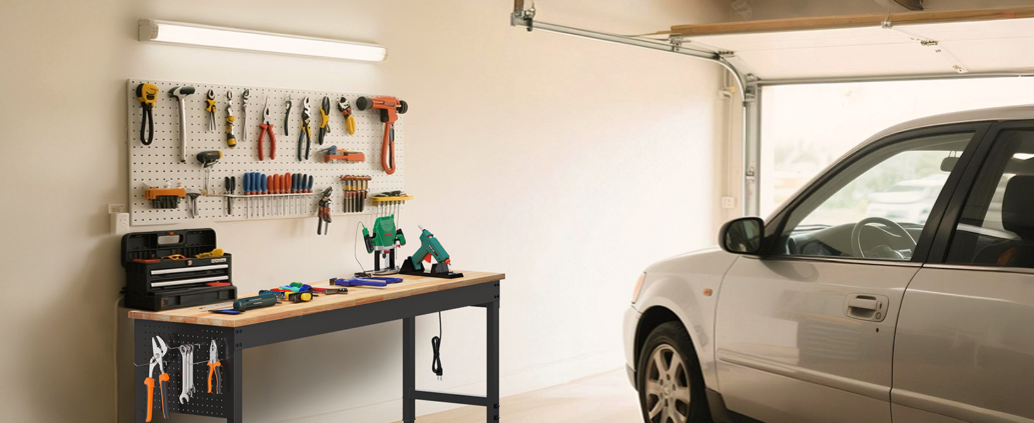 Garage workbench table