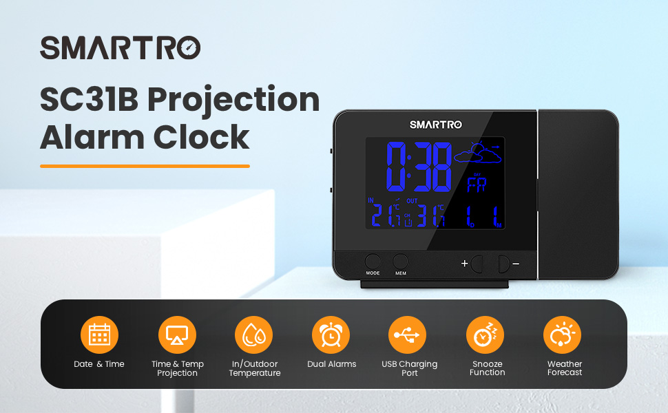 projection clock