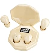 APZXTRK Mini Wireless Earbuds, Bluetooth 5.4, Half in-Ear Style, Touch Control, for Sleep, Music ...