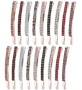18 Pieces Rhinestone Bobby Pins Crystal Hair Clips Hair Pin Sparkling Hair Barettes Sytling Decor...