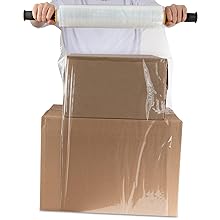 Stretch Wrap - Industrial Clear Plastic Stretch Wrap Film for Pallet Wrap, Moving Supplies Stretch