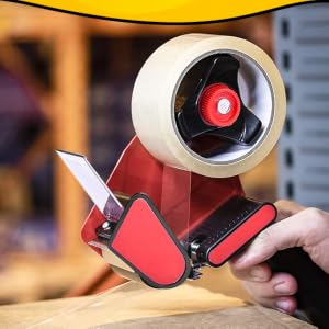 Heavy duty tape gun and dispenser