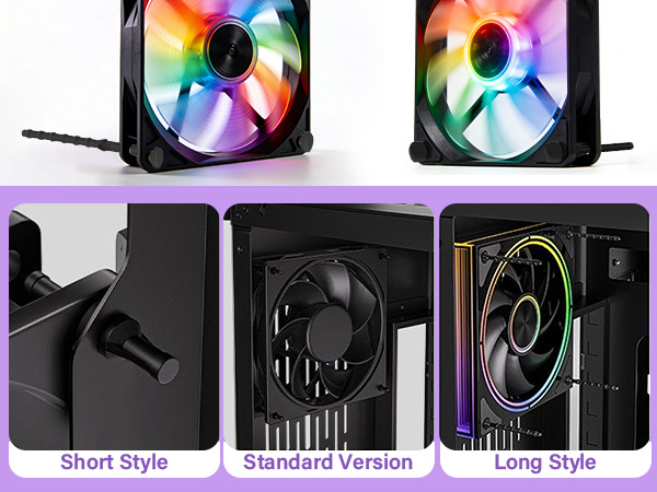 Silicone Vibration Screws Cooling Pc Fan