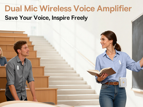 Mini Voice Amplifier Wireless Lavalier