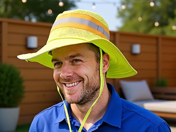 High Visibility Reflective Sun Hat