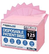 Disposable Dental Bibs (Pack of 125) 13"x 18" - 3 Ply Waterproof Tattoo Supplies Cover for Patien...