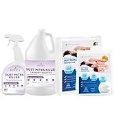 Dust Mite Kit - immediate Relief for Allergies Caused by Dust - Includes Mattress Protector, 2 Pi...