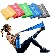 Starktape Resistance Bands. 100% Malaysian Natural Latex Band. Perfect for Physical Therapy, Home...
