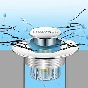 Bathtub Stopper | Shower Drain Hair Catcher, Pop-up Tub Stopper with Strainer | Bathroom Drain Plug