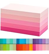Magecubiku Index Cards 300-Count 3x5 Inch,Heavy Weight 1 Set of 5 Colors Paper Multicolor Study C...