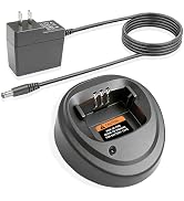 WPLN4137 Rapid Desktop Charger Compatible with Motorola CP200 CP200D PR400 DEP450 DP1400 Two Way ...