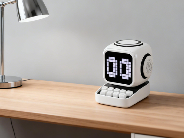 white bluetooth speaker