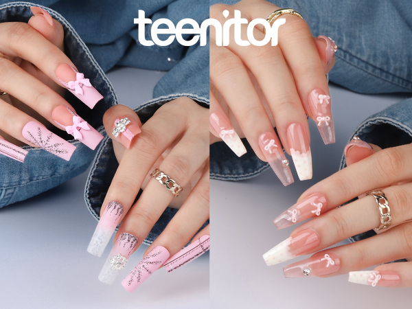 Clear Coffin Nail Tips