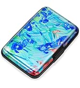 Mayski Credit Card Holder, RFID Blocking, Aluminum Alloy Hard Case, Small Mini Business Metal Wal...