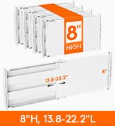 8"H, 13.8-22.2"L