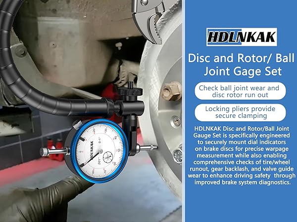 Disc and Rotor/ Ball Joint Gage Set