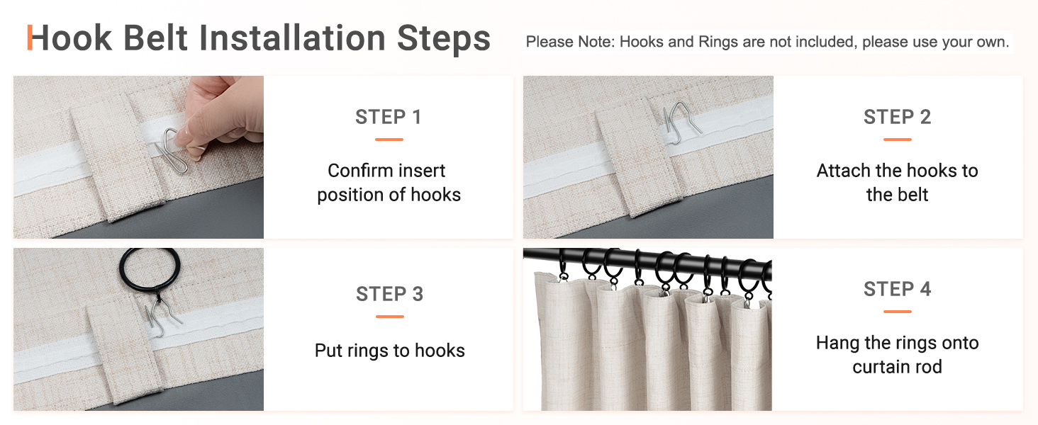 Installation Steps of Blackout Curtains