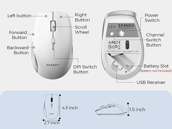 compact design mouse