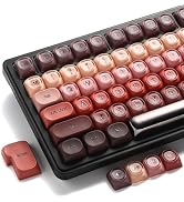 OHY Lipstick Keycaps, XVX HOA Profile Red Jelly Keyboard Keycap, 132-Key Cute Custom Keycaps for ...