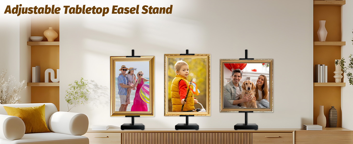 adjustable tabletop easel stand for picture frames