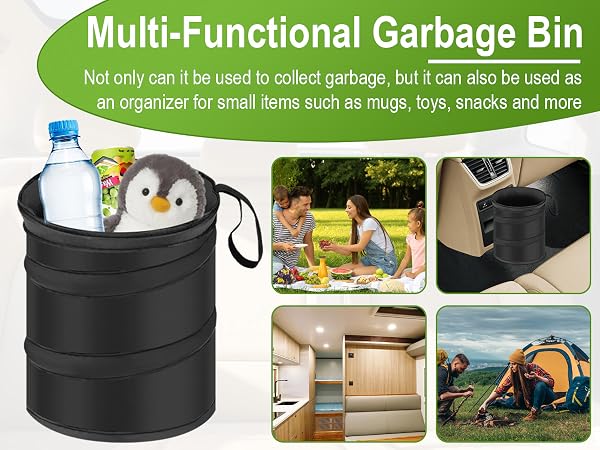 2 PCS Car Trash Can