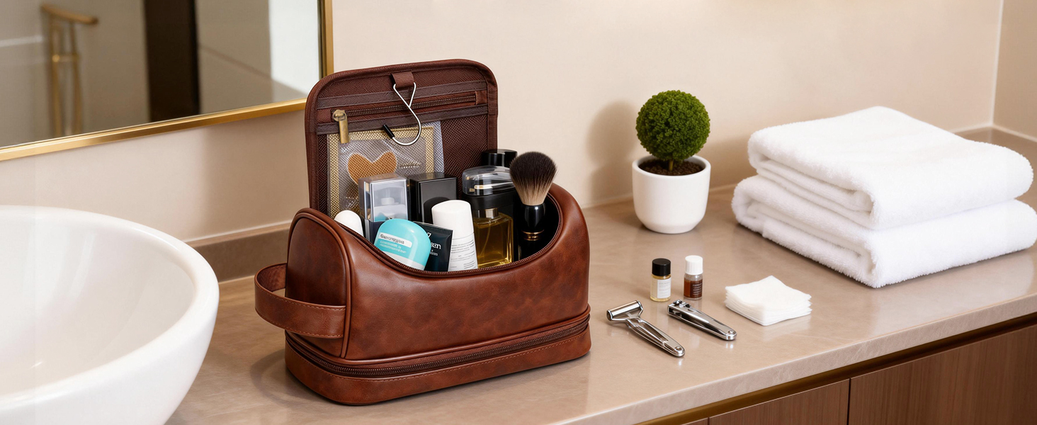 hanging dopp kit men