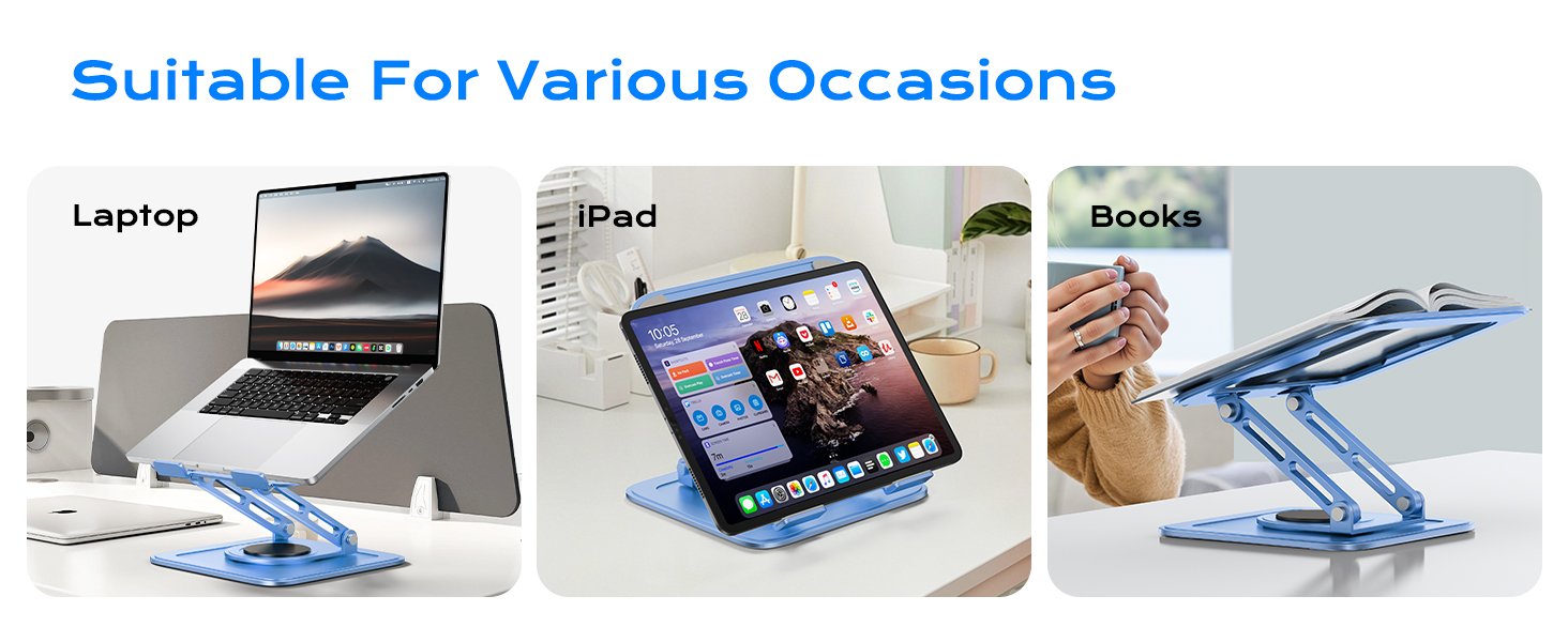 Cooling laptop stand,Heavy duty laptop stand,Stable laptop stand,rotating 360 laptop stand