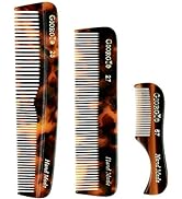 Giorgio Beard Combs Set - Handmade Beard Comb Kit for Everyday Beard and Mustache Grooming - Incl...