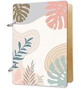 SUPERDANT Bohemian Leaves Greeting Card Holder Organizer Bohe Leaf Wooden Card Keeper Binder Birt...