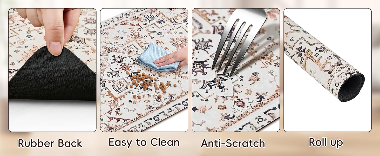 dog dish mat