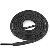 BCB Wear Oval Athletic Shoelaces 1/4" Thick Solid Color Strings for Workout Shoes & Sneakers - 27...