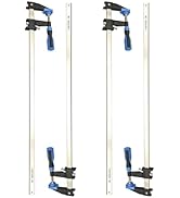 FASTORS Bar Clamps for Woodworking 36 Inch,4 Pack Wood Clamps Adjustable and Release Quickly,Wood...