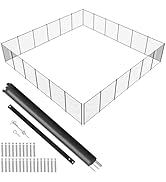 VEVOR Pool Fence, 4 x 72 FT Pool Fences for Inground Pools, Removable Safety Pool Fencing, Easy D...