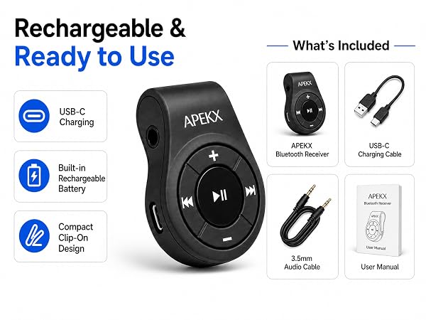 Bluetooth Receiver Usage Scenarios