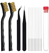 3D Printer Nozzle Cleaning Kit with Brush - 10 Pieces 0.4 mm Cleaning Needles, 2 Types Sophistica...