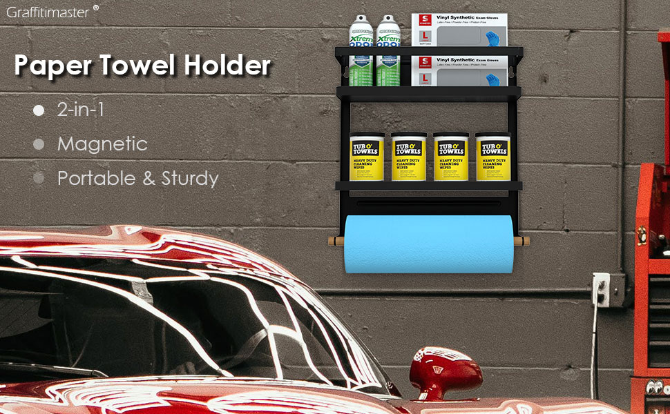 garage paper holder