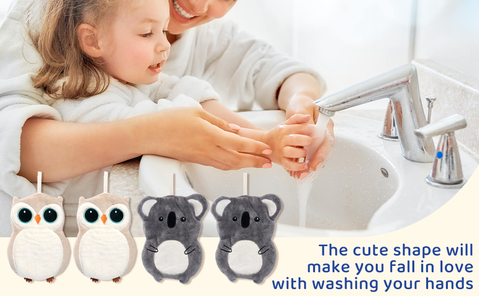 The cute shape will make you fall in love with washing your hands