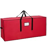 Sattiyrch Christmas Tree Storage Bag,Fits Up to 6 ft Tall Artificial Tree,Heavy Duty 600D Canvas ...