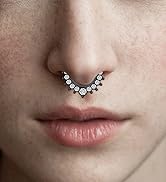 fake septum black 625