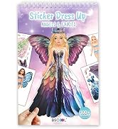 BSCOOL Sticker Dress up Fairies and Angels. Sticker Activity Book for Kids, Learn to Dress up Fai...